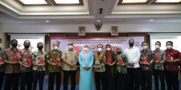 Penutupan Bulan Dana PMI, Tebar Penghargaan