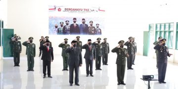 Upacara HUT TNI ke-76 Berlangsung Virtual