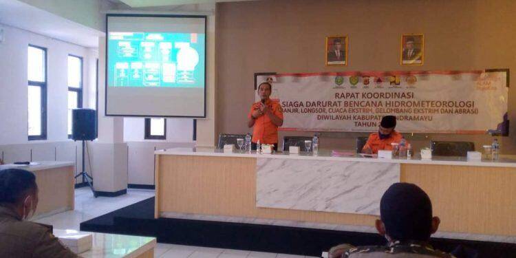 BPBD Indramayu Gelar Rakor Siaga Darurat Bencana Hidrometeorologi