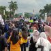 Tolak Upah Murah, Ribuan Buruh Unjuk Rasa di Kantor Bupati Majalengka