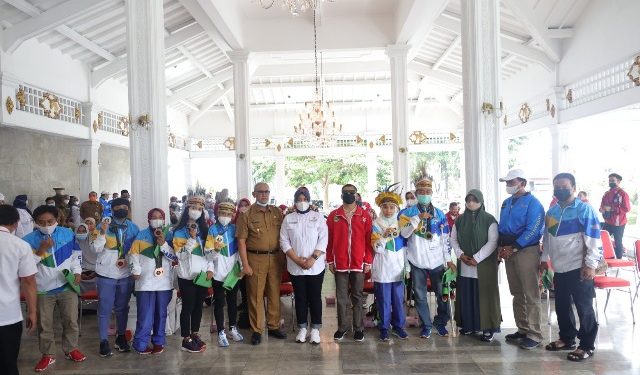 Enam Atlet Paralimpik Asal Kuningan Dapat Kadeudeuh