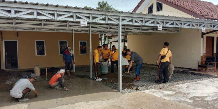 Sebulan Menjabat Kapolsek Ligung, Lingkungan Kerja Terus Dibenahi