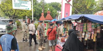 Lima Kios PKL Ditindak Oleh Petugas Gabungan