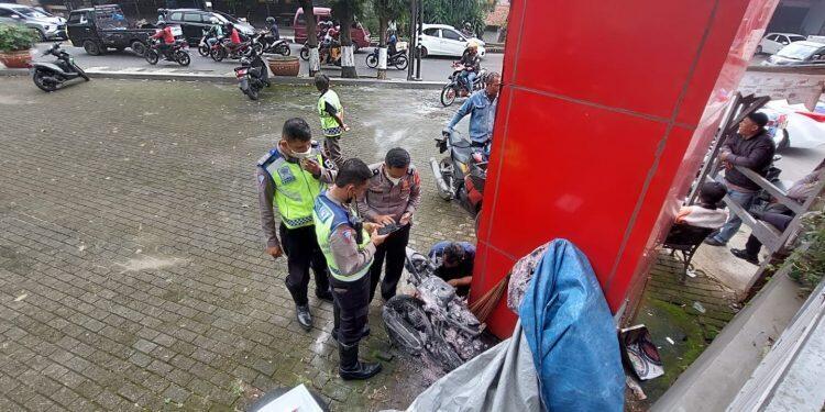 Ditilang Lalu Bakar Motor Sendiri, Kapolres: Pelaku Alami Gangguan Jiwa