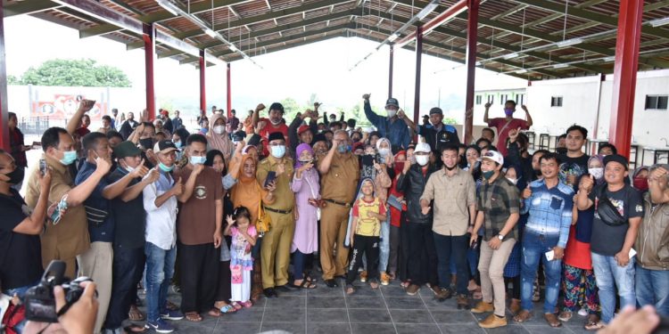 Temui PKL Tamkot, Acep Sampaikan Harapan