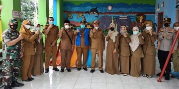 Muspika Mundu Monitoring Pelaksanaan PTM