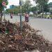 Sudah Seminggu Sampah Tebangan Pohon Belum Diangkut