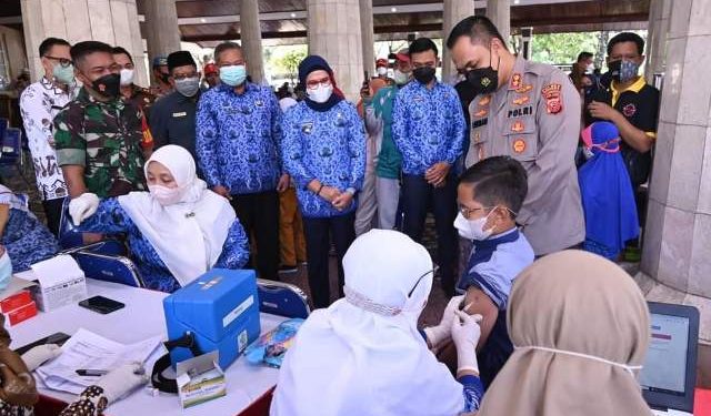 Vaksinasi Anak di Indramayu Capai 99 Persen