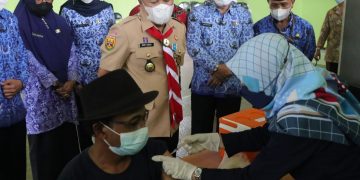 Keluarga Pengurus Korpri Ikut Vaksinasi Booster