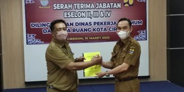 Gelar Sertijab, Irawan Kembali Pimpin DPUTR Kota Cirebon