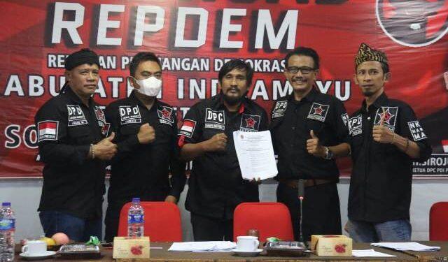 Wahyu Bastran Nahkodai DPC Repdem Indramayu