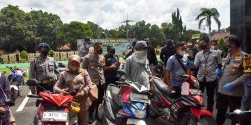 Polresta Cirebon Amankan 16 Tersangka Curanmor