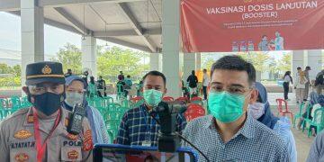 Ribuan Pekerja PT Shoetown Ikuti Vaksinasi Lanjutan Dosis 3