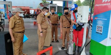 Jelang Lebaran, Diskopdagperin Kuningan Awasi SPBU
