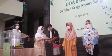 Perayaan HUT ke-24, Grage Resort Sangkan Gelar Bukber Bersama Puluhan Anak Yatim