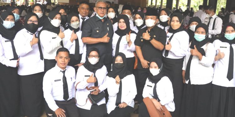 Usia Tertua 56 Tahun Ikut Diangkat Jadi P3K dari 1042 Orang