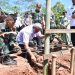 Danrem Bersama Bupati Letakan Batu Pertama Pembangunan Masjid di Area Argowisata