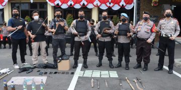 Polresta Cirebon Bekuk Puluhan Anggota Ormas