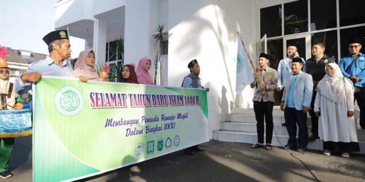 Pawai Taaruf BKPRMI Meriahkan Peringatan Tahun Baru Islam 1444 H