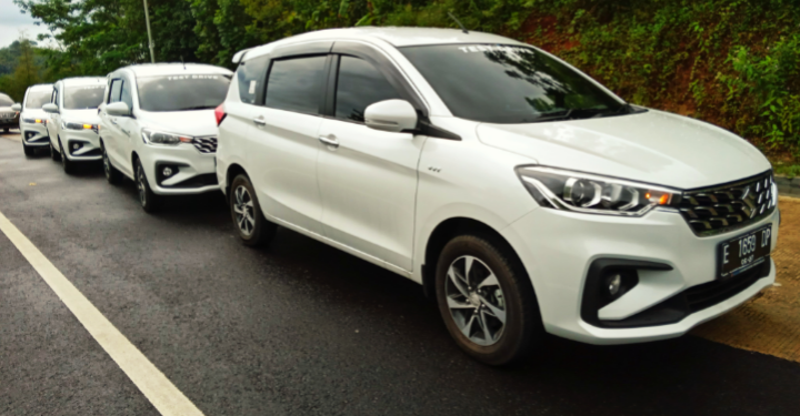 Media Test Drive Ertiga Hybrid, Jelajahi Rute Menantang di Kuningan