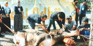 CSB Bagikan Ratusan Kantong Daging Kurban untuk Warga Sekitar