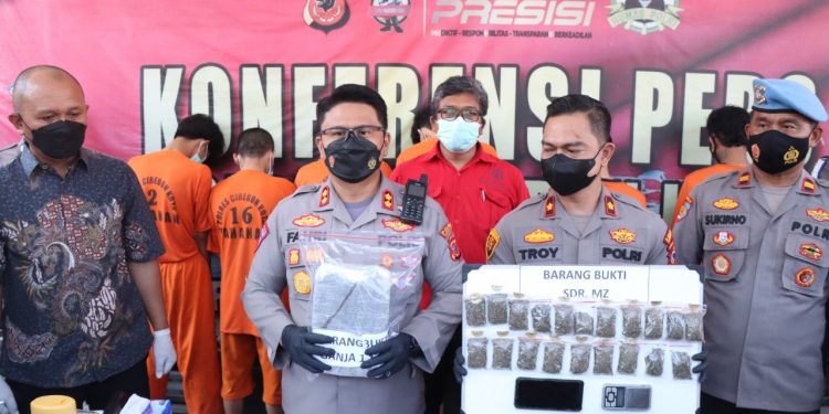 Polres Ciko Ringkus Bandar Besar Ganja