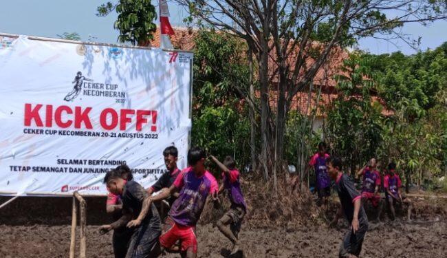 Meriah dan Seru, WKM Gelar Turnamen Sepakbola Lumpur