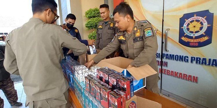 Ribuan Rokok Ilegal di Majalengka Disita Petugas Bea Cukai Jabar