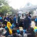 Tolak BBM Naik, PMII Indramayu Jebol Pagar Gedung DPRD
