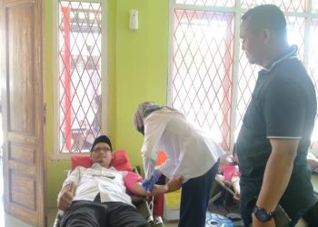 Pemdes Tuk Karangsuwung Rutin Adakan Donor Darah