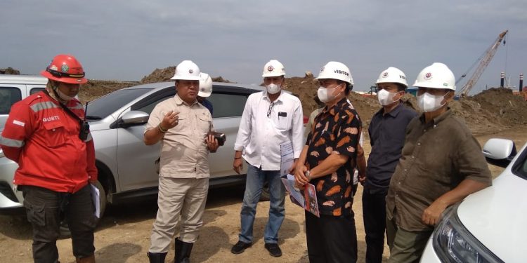 Komisi II Tinjau Proyek Reklamasi PT GTOS