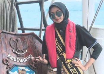 Amelia Sherly Wakili Jabar Pada Duta Maritim Indonesia 2022