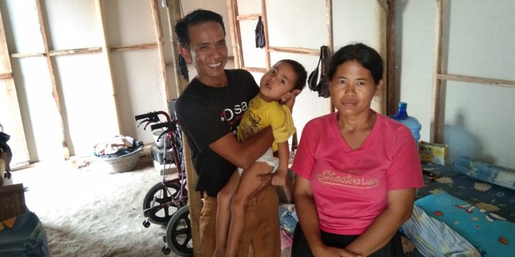 Faizar Albahdi Maulana Derita  Lumpuh Otak Sejak Lahir