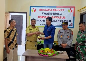 Tempati Kantor Baru, Panwascam Mandirancan Siap Sukseskan Pemilu