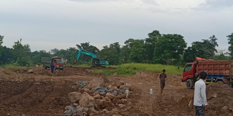 Lahan Sawah Dilindungi di Patapan Diduga Dijadikan Galian C