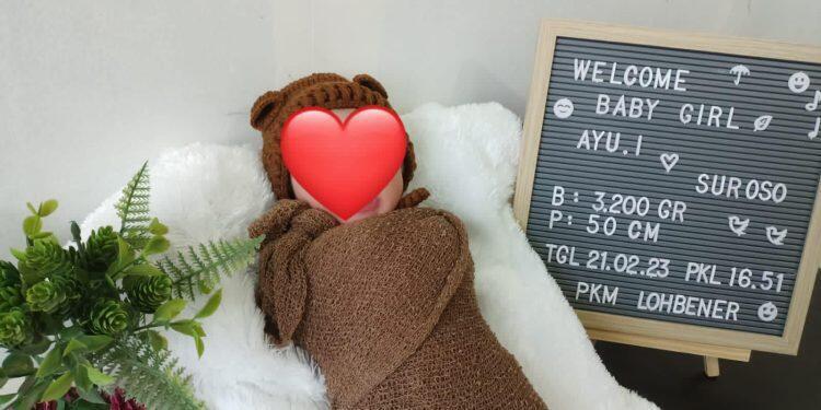 Puskemas Lohbener Berikan Newborn Photoshoot Gratis