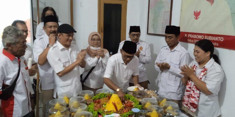 HUT ke-15 Partai Gerindra Digelar Secara Sederhana