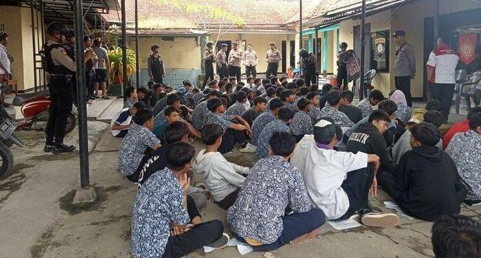 Hendak Tawuran, Puluhan Pelajar SMP Diamankan Polisi