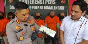 Polres Majalengka Bongkar Bisnis Jual Motor dengan Dokumen Kendaraan Palsu