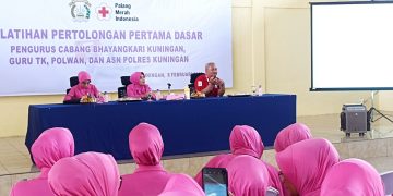 PMI Latih Polwan dan ASN Polri untuk Pertolongan Pertama