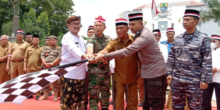 Walikota Cirebon Lepas Kirab Silaturahmi Kebangsaan