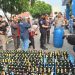 Polres Majalengka Musnahkan Barang Bukti Miras dan Knalpot Bising Hasil Operasi Sebelum Ramadan