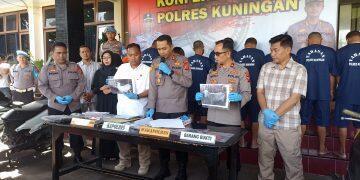 Polres Kuningan Ungkap Berbagai Kasus Kriminal