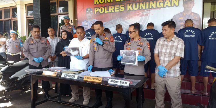 Polres Kuningan Ungkap Berbagai Kasus Kriminal