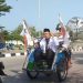 Bacaleg PKS Konvoi Naik Delapan Becak
