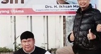 Relawan Ikhsan Geram Tiga Spanduk Ikhsan Marzuki Hilang