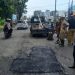 DPUTR Gelar Perbaikan Jalan Protokol Berlubang