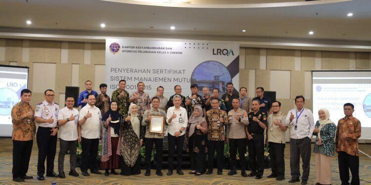 KSOP Cirebon Raih Sertifikat Sistem Manajemen Mutu dari LRQA