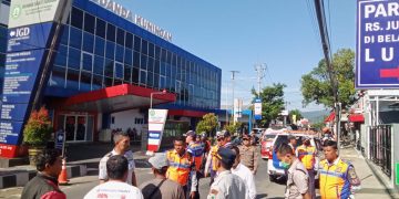 Dishub Kuningan Langsung Pasang Pembatas di Jalan Juanda