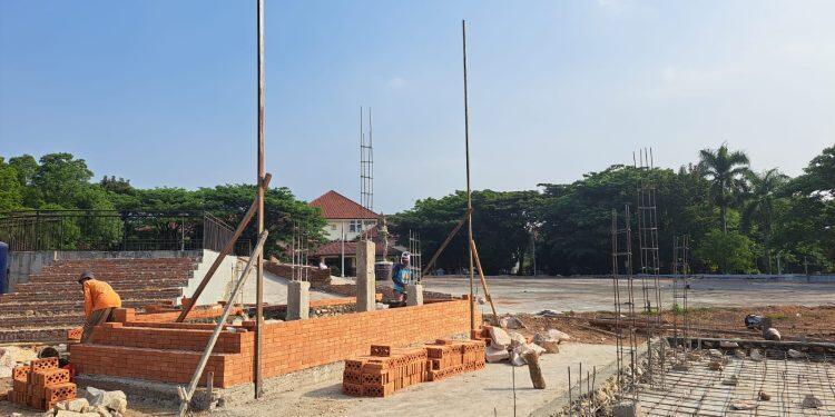 Alun-alun Pataraksa Masuk Tahap Finishing